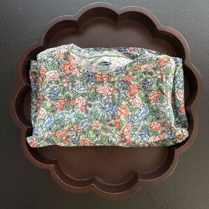 Toddler Girls Size 5T Clothing ~ Old Navy Floral Tee with Pink Jeggings